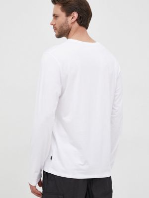 Tricou cu mânecă lungă Resteröds alb