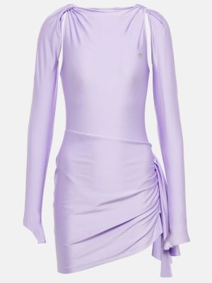 Mini vestido Coperni violeta