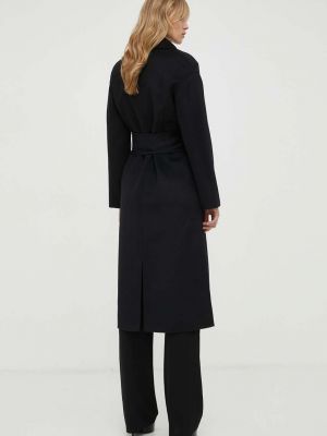 Oversized vlněný kabát Liviana Conti černý