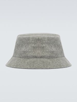 Kašmírový klobouk Loro Piana šedý