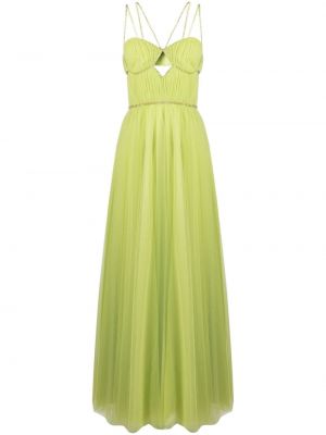 Μάξι φόρεμα από τούλι Rayane Bacha πράσινο