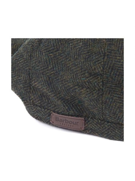 Gorra de lana Barbour verde