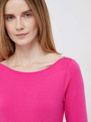 Блуза с дълъг ръкав Gap розово