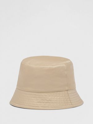 Нейлоновая шляпа Prada бежевая