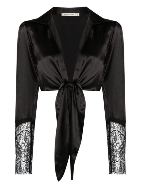 Chemise en soie Paramidonna noir