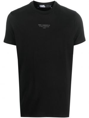 T-shirt Karl Lagerfeld svart