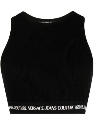 Tank top Versace Jeans Couture černý