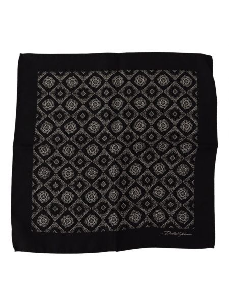 Schal mit print Dolce & Gabbana schwarz