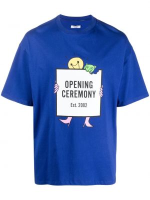 T-shirt Opening Ceremony bleu