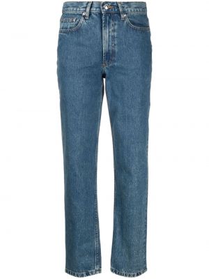 Skinny fit džínsy s vysokým pásom A.p.c. modrá