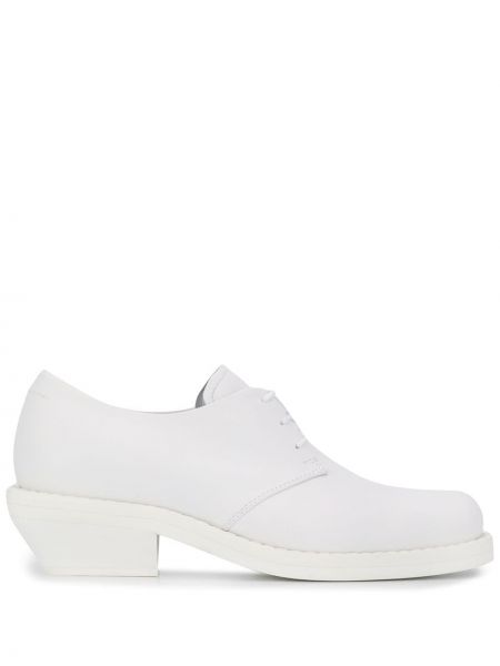 Кожени ниски обувки с връзки с дантела Mm6 Maison Margiela бяло
