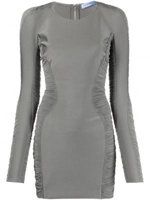 Jersey jarse elbise Mugler gri