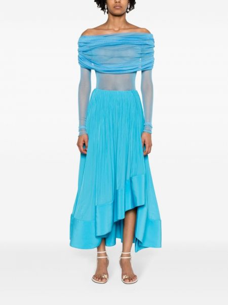 Asymetrické dlouhá sukně Lanvin