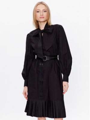KARL LAGERFELD Každodenné šaty 226W1302 Čierna Regular Fit