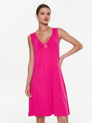 Haljina Liu Jo Beachwear ružičasta