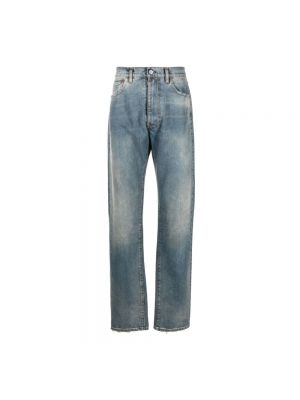Straight jeans mit taschen Maison Margiela blau