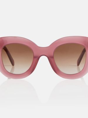 Oversized sluneční brýle Celine Eyewear fialové