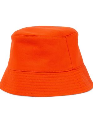 Haftowany kapelusz bawełniany Ruslan Baginskiy pomarańczowy