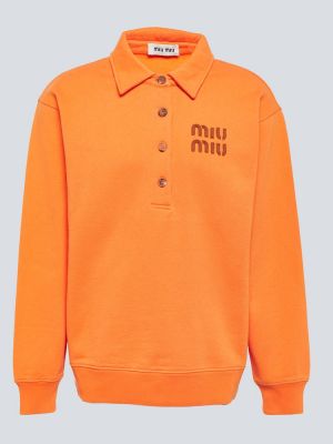 Polo bawełniana Miu Miu