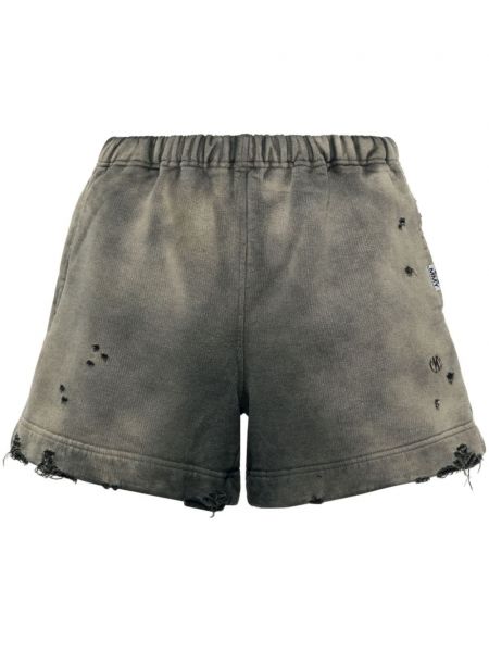 Distressed shorts aus baumwoll Maison Mihara Yasuhiro