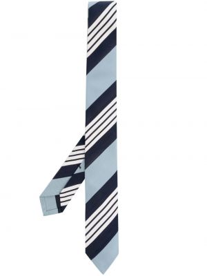 Csíkos pamut selyem nyakkendő Thom Browne