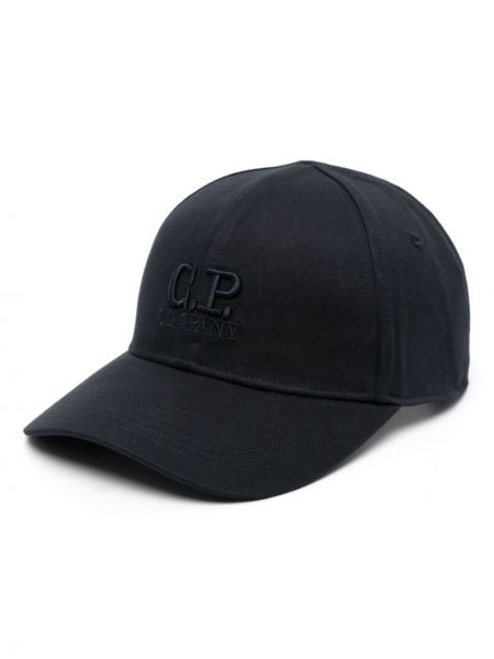 Haftowana czapka z daszkiem C.p. Company niebieska