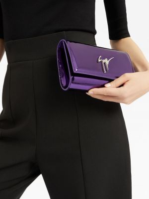 Clutch somiņa Giuseppe Zanotti violets