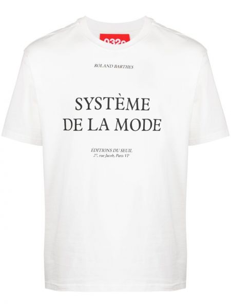 Camiseta con estampado 032c blanco