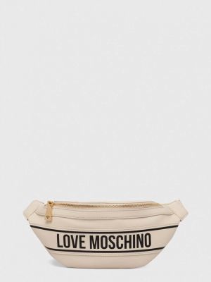 Övtáska Love Moschino bézs