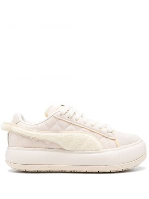 Fleece sneakers Puma Suede λευκό