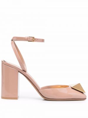 Полуотворени обувки Valentino Garavani розово