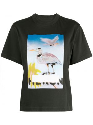 Koszulka bawełniana z nadrukiem Heron Preston