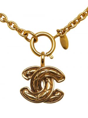 Gesteppter anhänger Chanel Pre-owned gold
