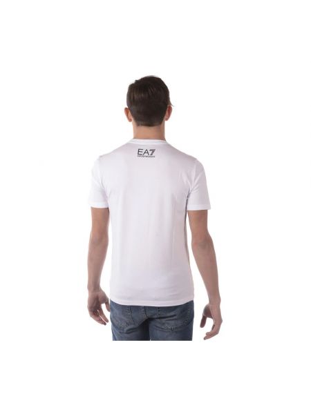 Koszulka z nadrukiem Emporio Armani Ea7 biała