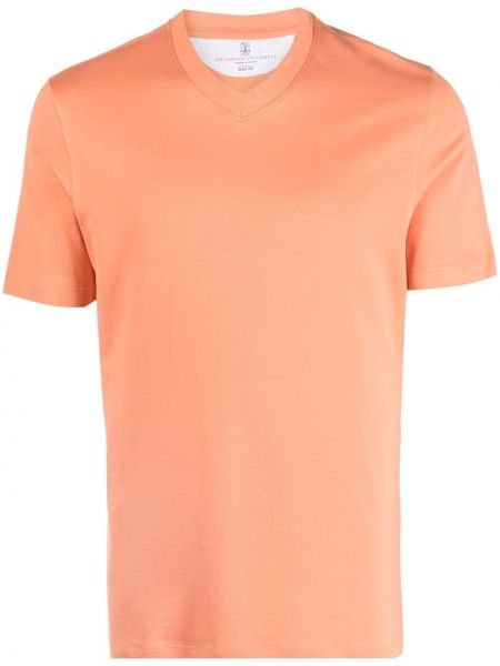 T-shirt Brunello Cucinelli orange