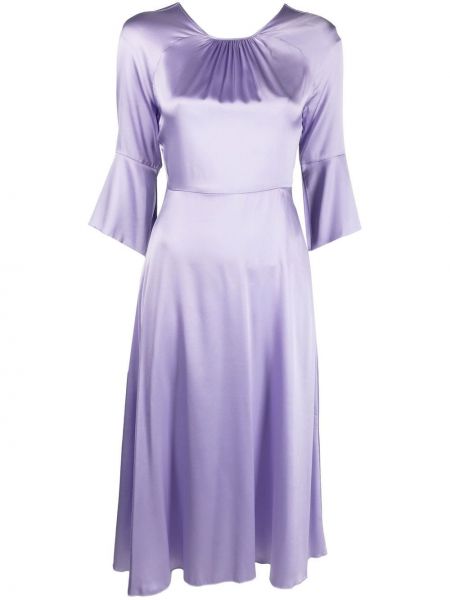 Платье миди Semicouture, фиолетовое