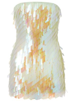 Mini haljina The Attico srebrena