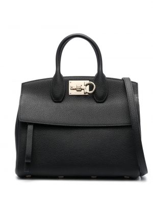 Кожени шопинг чанта Château Lafleur-gazin черно