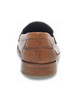 Loafers de cuero Guidi marrón