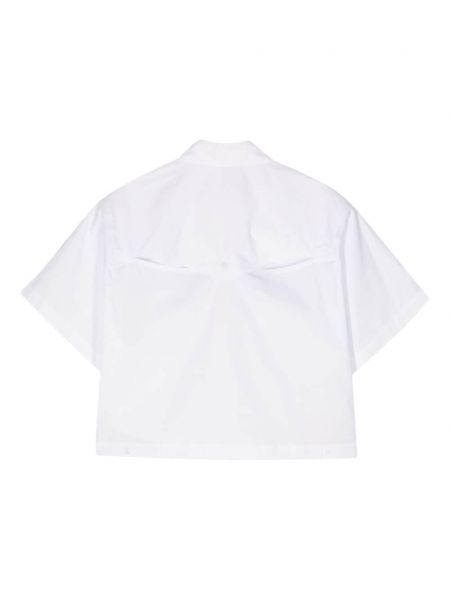 Chemise avec manches courtes Pinko blanc
