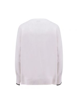 Sweter z kaszmiru Brunello Cucinelli biały