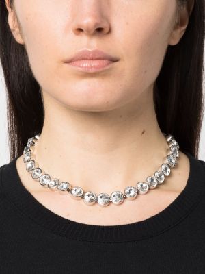 Křišťálový náhrdelník Misbhv stříbrný