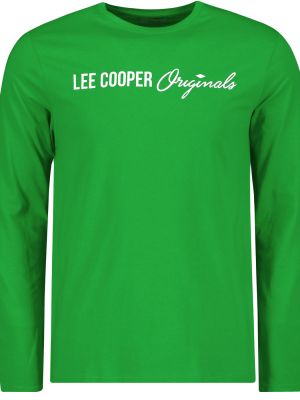 Polo majica z dolgimi rokavi Lee Cooper zelena