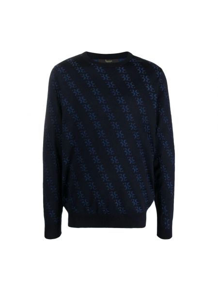 Sweter z długim rękawem Billionaire niebieski