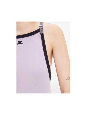 Top Courreges fioletowy