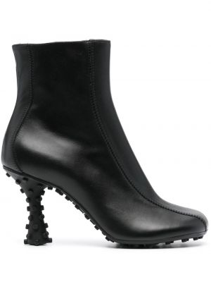 Ankle boots skórzane Sunnei czarne
