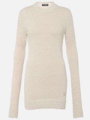 Ull sweater klänning Dolce&gabbana beige