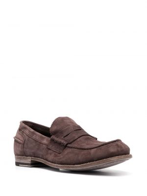 Ilma kontsaga seemisnahksed loafer-kingad Officine Creative pruun