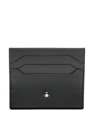 Kožená peněženka Montblanc černá