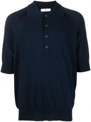 Polo majica z gumbi Pt Torino modra